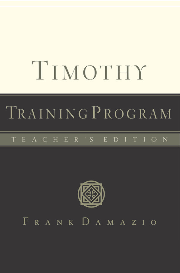 Timothy Training Manual