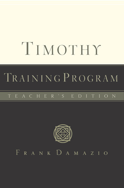 Timothy Training Manual